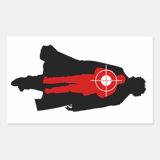 Sticker Rectangulaire Arrêtez Son Coeur