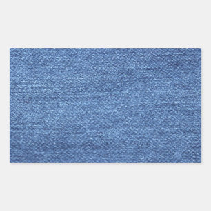 Sticker Rectangulaire Arrière - plan Blue Jean Denim