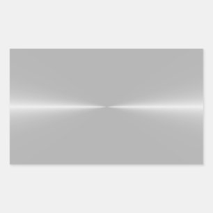 Sticker Rectangulaire Arrière - plan métallique brillant comme acier Mod