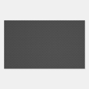 Sticker Rectangulaire Arrière - plan noir élégant d'impression de sty