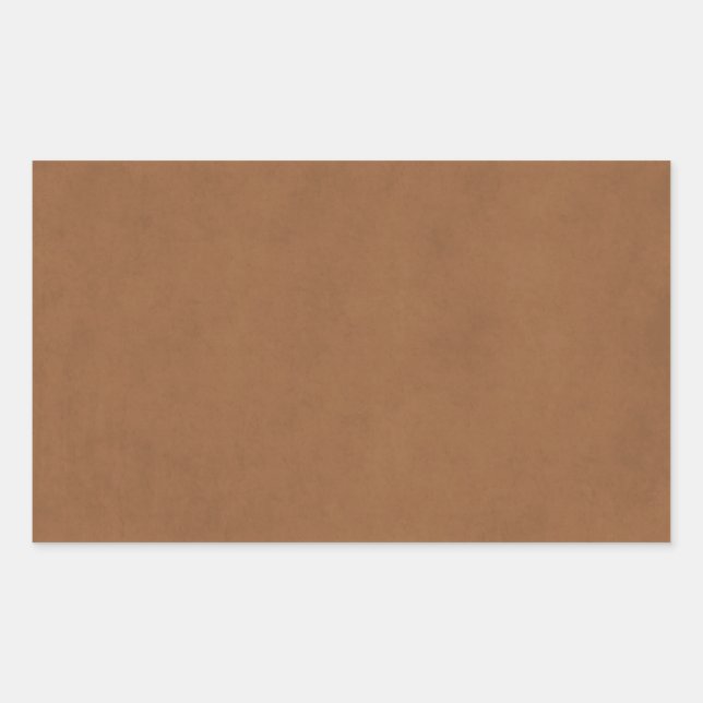 Sticker Rectangulaire Arrière - plan papier parchemin Brown en cuir vint (Devant)