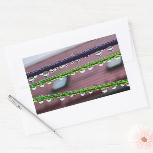 Sticker Rectangulaire Arrosage sur cordes