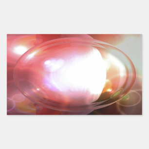 Sticker Rectangulaire Art Abstrait