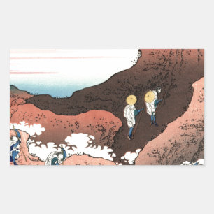 Sticker Rectangulaire Ascension_du_Mt._Fuji.jpg