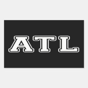 Sticker Rectangulaire Atlanta Géorgie