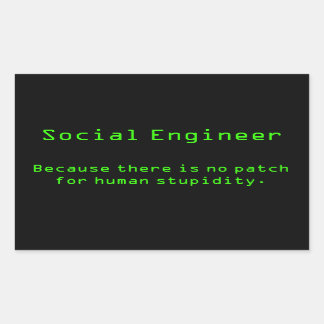 Sticker Rectangulaire Aucun patch