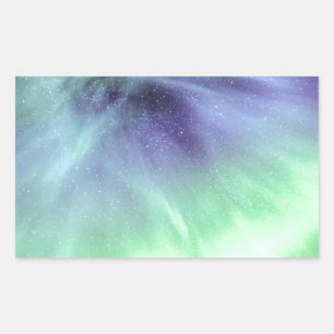 Sticker Rectangulaire Aurora Borealis