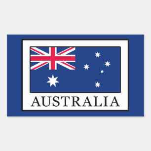 Sticker Rectangulaire Australie