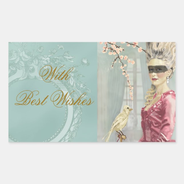 Sticker Rectangulaire Avant le bal (Devant)