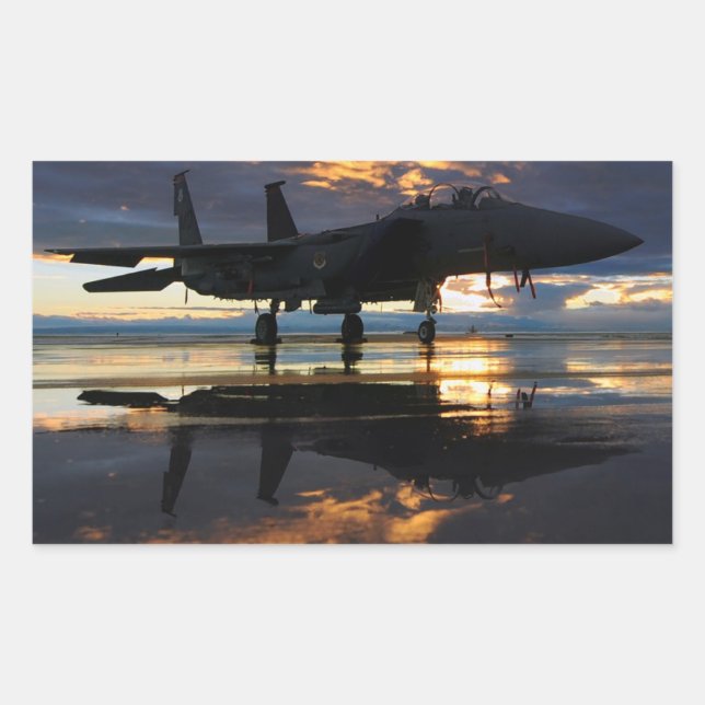 STICKER RECTANGULAIRE AVION (Devant)