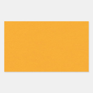 Sticker Rectangulaire BAC DE COULEUR SOLIDE ORANGE CRÉAMSICLE DE papier