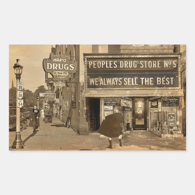 Sticker Rectangulaire Bad Luck! (Devant)