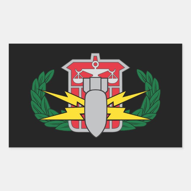 Sticker Rectangulaire badge HDS (Devant)