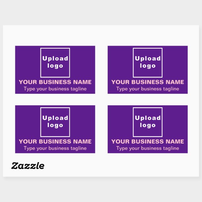 Sticker Rectangulaire Baguette commerciale sur l'étiquette rectangulaire (Feuille)