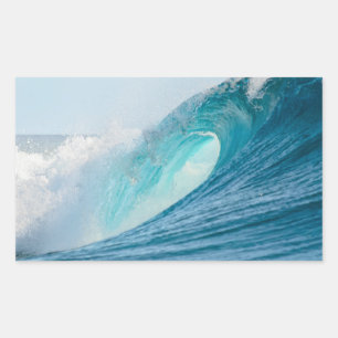 Sticker Rectangulaire Baguette rectangulaire cassante de canon de surf