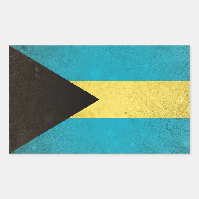 Sticker Rectangulaire Bahamas (Devant)