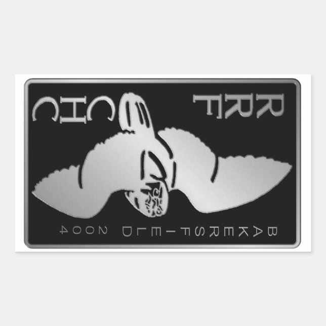 Sticker Rectangulaire Bakersfield 2004 (Devant)
