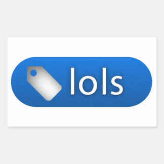 Sticker Rectangulaire balise lols