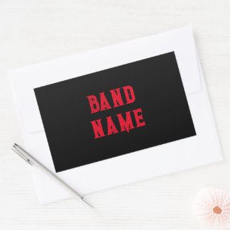 Sticker Rectangulaire Bande personnalisée