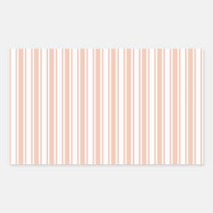 Sticker Rectangulaire Bandes de bonbons blanches et de bracelets