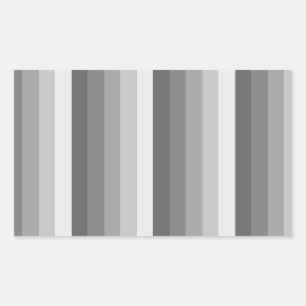 Sticker Rectangulaire Bandes d'ombre grises