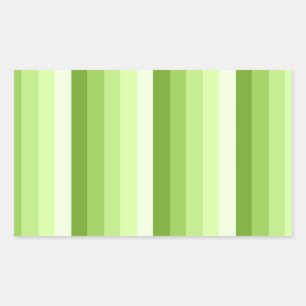 Sticker Rectangulaire Bandes d'ombre vert citron