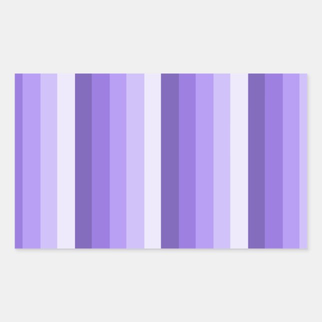 Sticker Rectangulaire Bandes d'ombre violette (Devant)