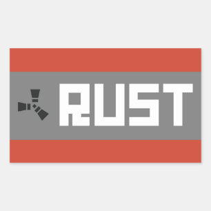 Sticker Rectangulaire Bannière RUST BGWG