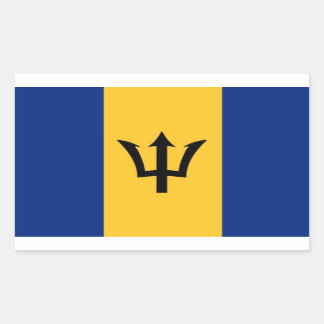 STICKER RECTANGULAIRE BARBADOS