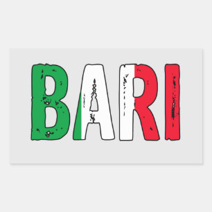 Sticker Rectangulaire Bari Italie