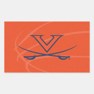 Sticker Rectangulaire Basketball des Cavaliers de Virginie