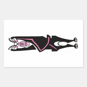 Sticker Rectangulaire Bat -