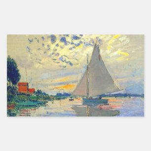Sticker Rectangulaire Bateau Monet au Petit-Gennevilliers