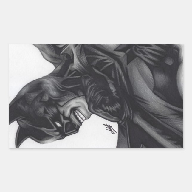Sticker Rectangulaire Batman ~ Bruce Wayne (Devant)