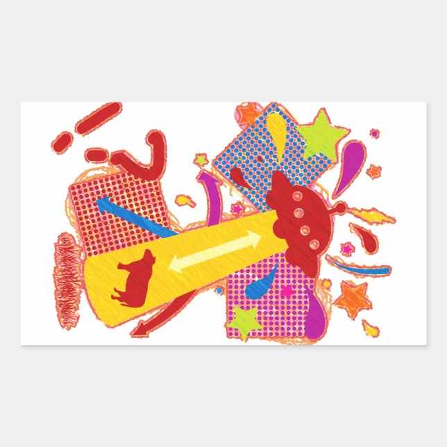 Sticker Rectangulaire Battle_Mutilation (Devant)