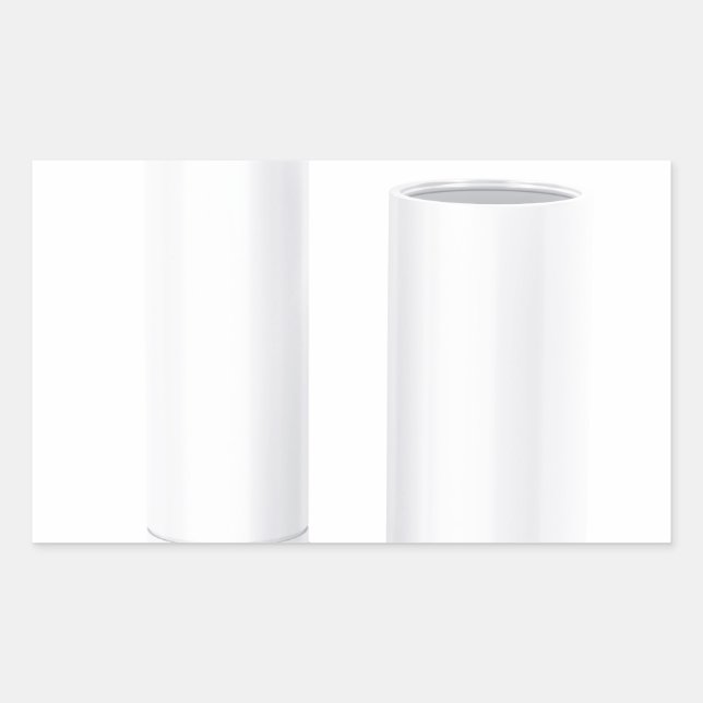 Sticker Rectangulaire Baume à lèvres ouvert (Devant)