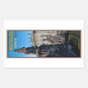Sticker Rectangulaire Bayreuth - Neues Schloss