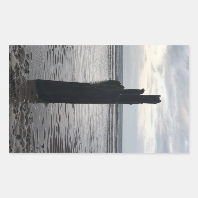 Sticker Rectangulaire Beach Life (Devant)