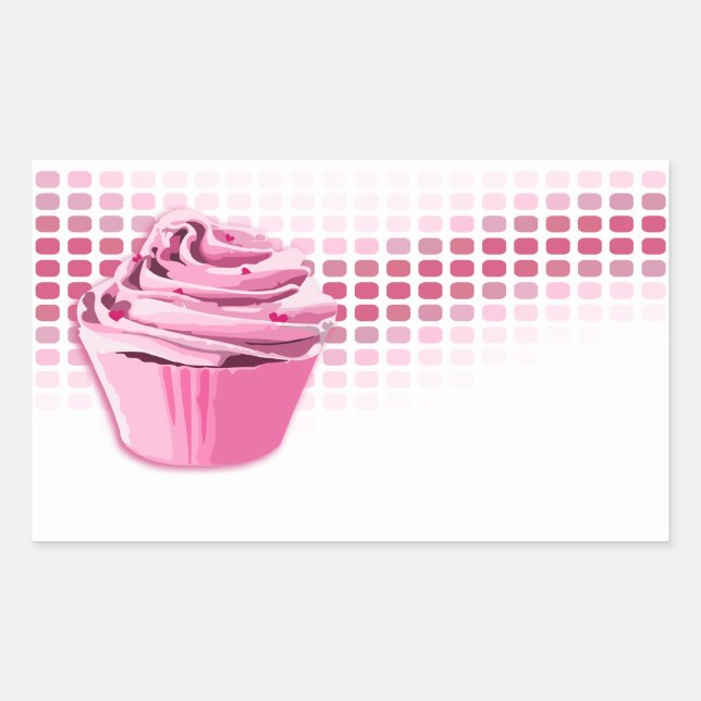 Sticker Rectangulaire beats de boulangerie (Devant)