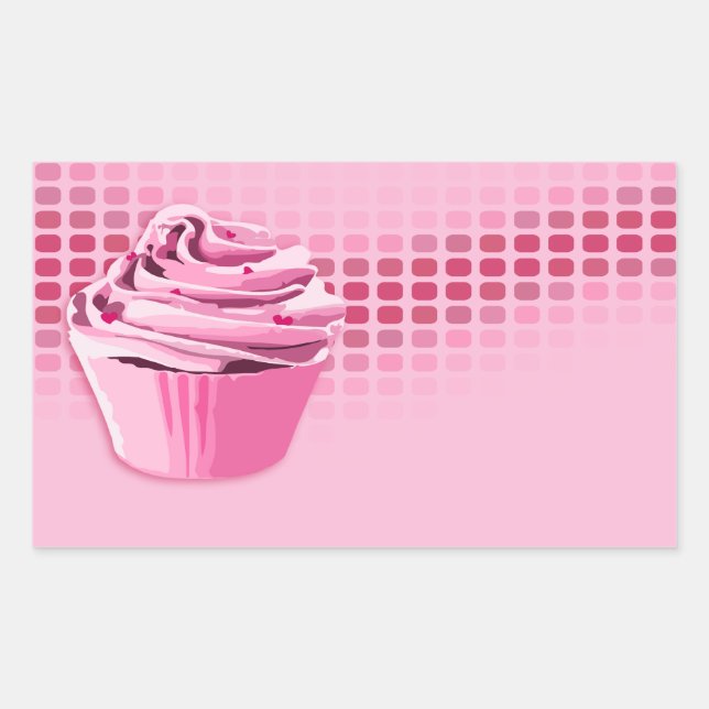 Sticker Rectangulaire beats de boulangerie (Devant)
