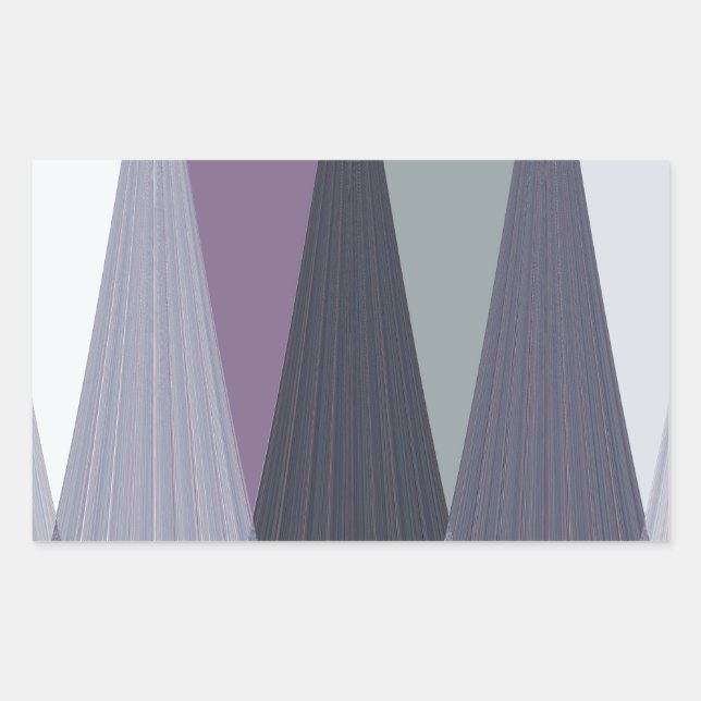 Sticker Rectangulaire Belle impression Extraordinaire Chevron Design Art (Devant)