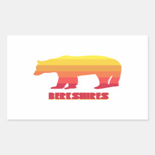 Sticker Rectangulaire Berkshires Bear