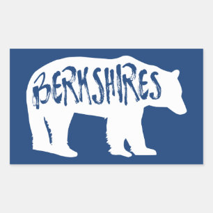 Sticker Rectangulaire Berkshires Bear