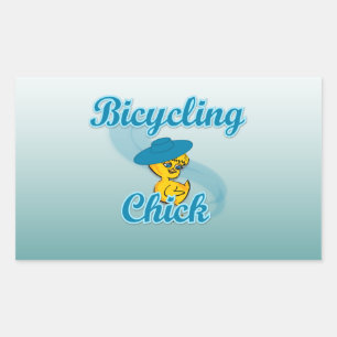 Sticker Rectangulaire Bicyclage Chick #3