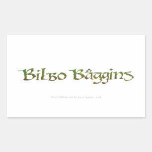 Sticker Rectangulaire BILBO BAGGINS™ Textured