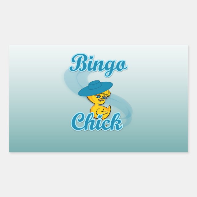 Sticker Rectangulaire Bingo Chick #3 (Devant)