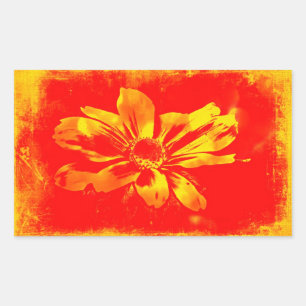 Sticker Rectangulaire Black-Eyed Susan Fleur sauvage - Art numérique