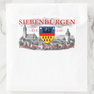Sticker Rectangulaire Blason des Saxons de Transylvanie
