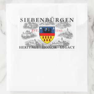 Sticker Rectangulaire Blason des Saxons de Transylvanie