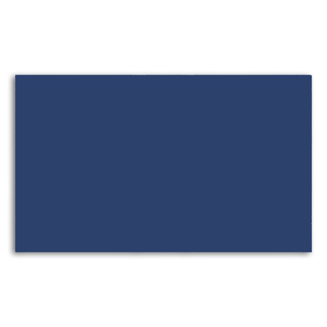 Sticker Rectangulaire Bleu de mer profond (Deep Sea Blue Rectangular Sticker)